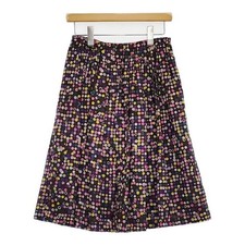 Mina Perhonen Wool Dot Skirt Multi Color Used