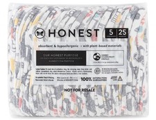 Honest Diapers - Size 5 - 50 Count - Cute Prints