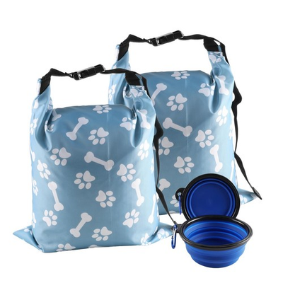 #ad 2Packs Dog Travel Bag10 lb Dog Food Storage Container Large Capacity Pet Tr... $27.29