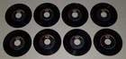 The Beatles Lot of 8 Capitol 45RPM 1980s Reissue Records w/ Black Labels NICE!