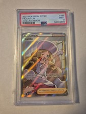 Pokémon Trainer CAITLIN - 2021 CHILLING REIGN 189/198 - PSA 9 on eBay