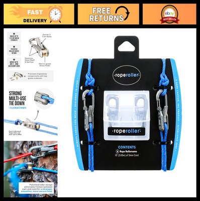 Heavy-Duty Rope Tightening Tool & Tensioner 6-Pack - Rollercam Tech, Reflective