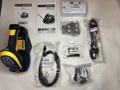 Datalogic PowerScan PM9501 With Base Station Charger BC9030 910MHZ Barcode Scan