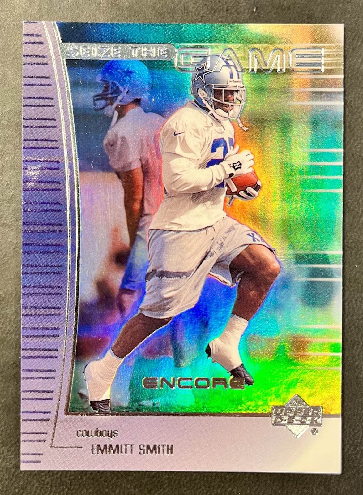1999 Upper Deck Encore Seize The Game Emmitt Smith #SG29 NFL HOF Cowboys