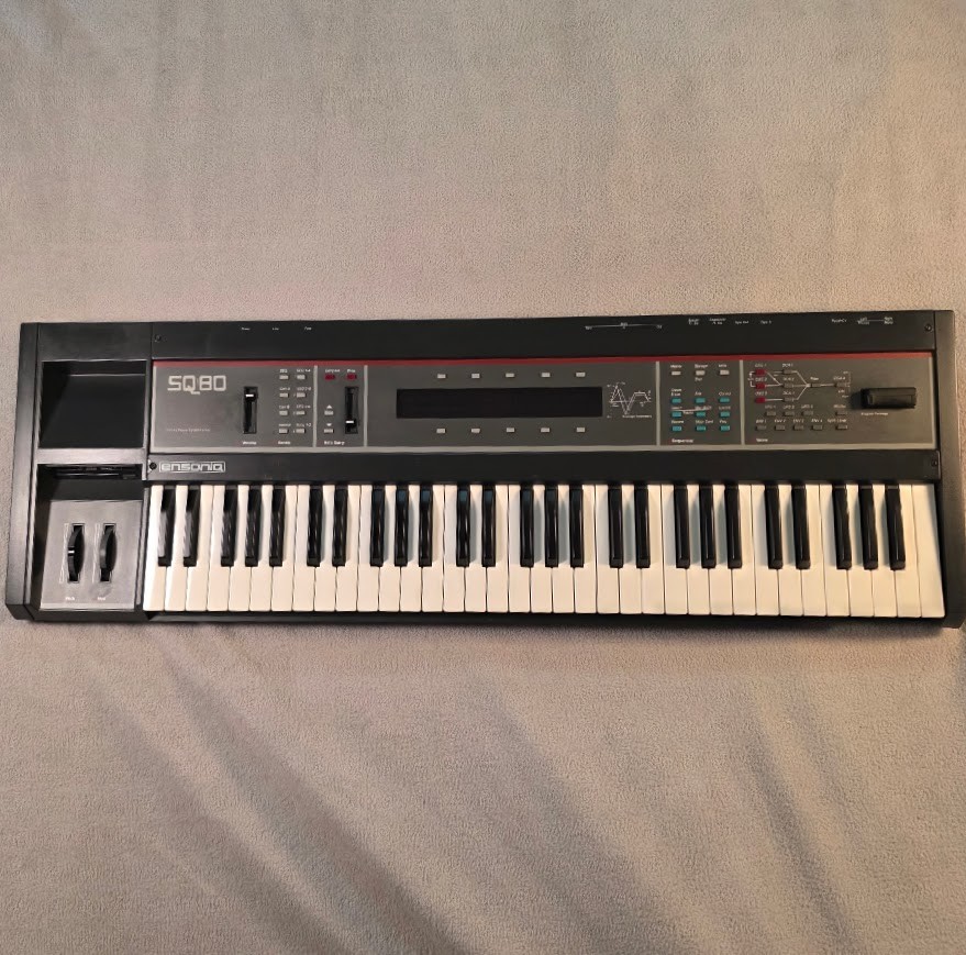 Ensoniq SQ-80 vintage synth equipment - eBay listing photo 3