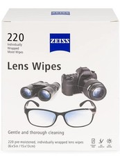 Zeiss Lens Wipes, 220 slightly damaged box