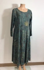 Global Village Maxi Dress Bohemian Witchy Astrological Womens Medium