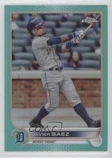 2022 Topps Chrome Aqua Refractor 110/199 Javier Baez #147 11ak