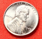 1943-P Lincoln Wheat Cent Penny GEM BU From an Original Bank Roll