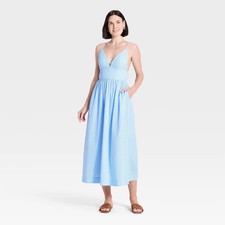 Women V-Neck Maxi Dress - A New Day