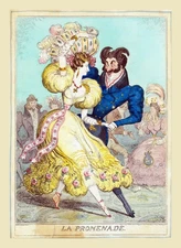 13891.Decoration Poster.Room wall Interior Vintage art design.Romantic dancers