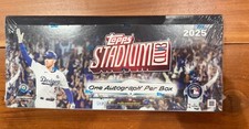 2025 Topps Stadium Club Baseball Hobby Box 🔥 Sealed