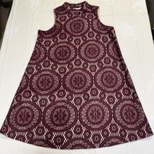 Love Fire Women's Sleeveless Burgundy Dress Size M.