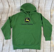 John Deere Tractors Green Hoodie Sweatshirt Size Medium
