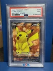 2022 Pokémon Sword & Shield Pikachu V Full Art Brilliant Stars PSA 9