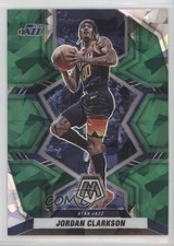 2021-22 Panini Mosaic Green Ice Mosaic Prizm Jordan Clarkson #4 0c3