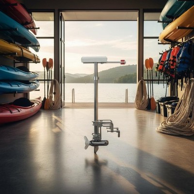 Elektrischer Außenbordmotor Langlebig Elektrobootmotor Edelstahl für Wasserpark