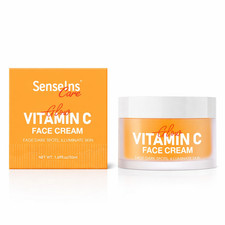 Vitamin C Face Cream Moisturizer Brightening Glow Skin Care Dark Spots 50ml