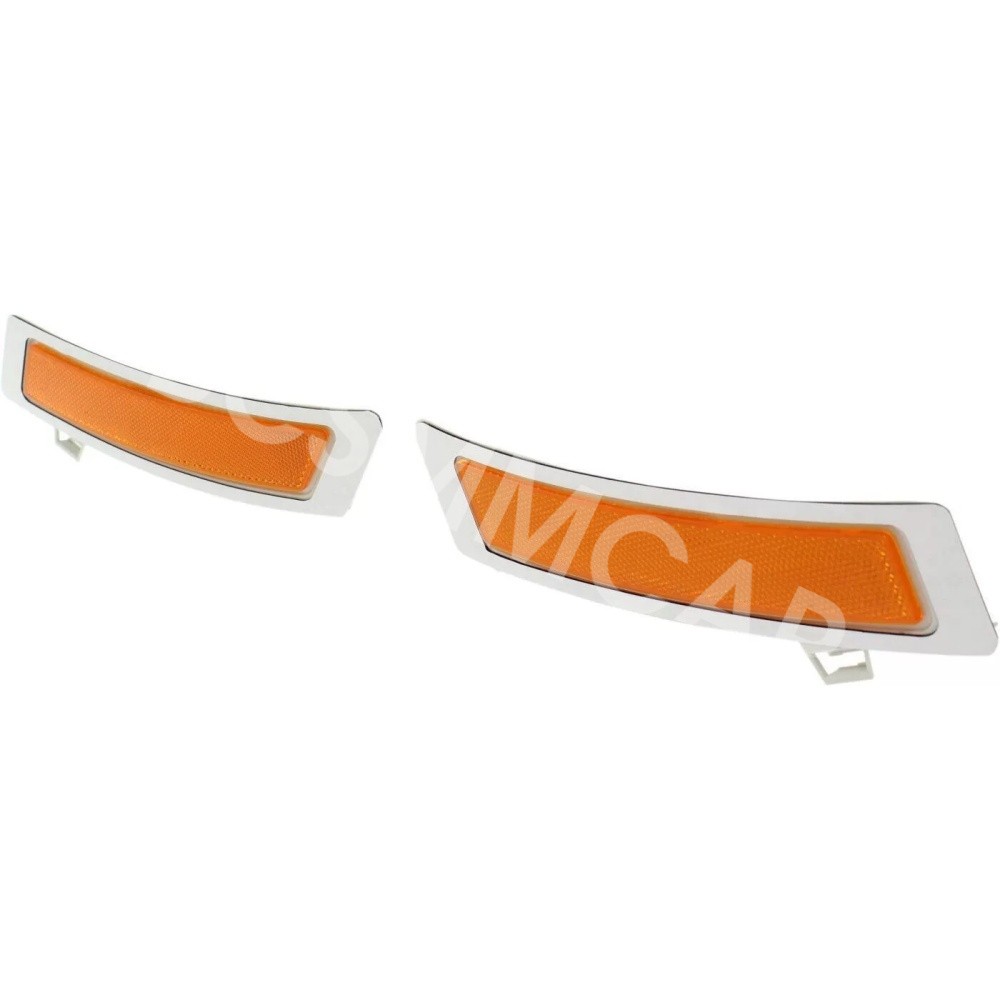 Amber Lens Front Bumper Side Marker Reflector Lamps Fit For BMW X5 E70 2011-2013