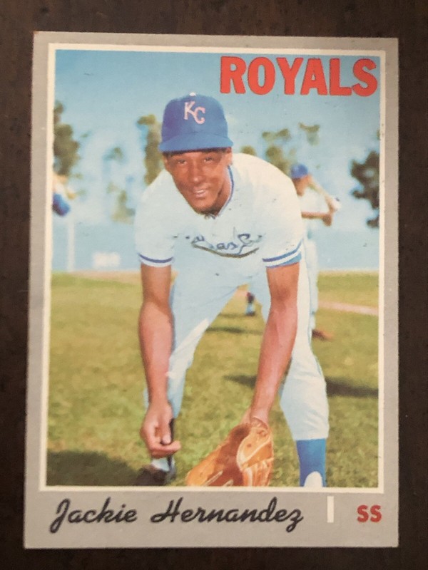 1970 Topps #686 Royals Jackie Hernandez