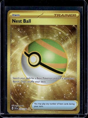 Pokémon Nestball Gold Secret Rare 255/198 - Scharlachrot & Violett Full Art