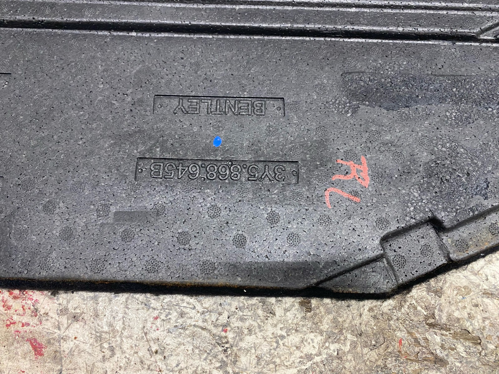 2010-2020 BENTLEY MULSANNE REAR LEFT TRUNK LUGGAGE COMPARTMENT FLOOR COVER PANEL