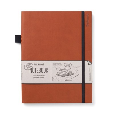 IF Bookaroo Bigger Things Notebook Journal - Brown,Blank Diaries & Journals