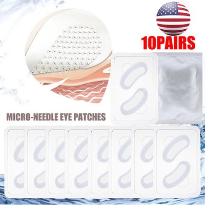 Hyaluronic Acid Microneedle Eye Patches for Anti Wrinkle,Fine Lines Moisturizing