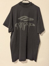 Balenciaga 3B Liquefied Oversize T-Shirt Schwarz Größe 1