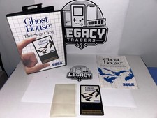 Ghost House Sega Master System CIB Box Card Manual Tested Working!
