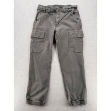 Duluth Trading DuluthFlex Fire Hose Cargo Work Pants Men 35x29 Gray Utility