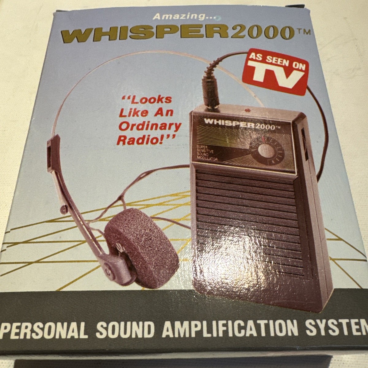 Vintage Whisper 2000 Personal Sound Modulator – Système D'amplification WS2000, Neuf