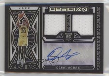 2022 Obsidian Rookie Jersey Ink Electric Etch Purple 34/75 Ochai Agbaji Auto ms9