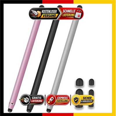 3er Pack Touchscreen Stift für alle Tablets Smartphones Eingabestift Stylus Pen