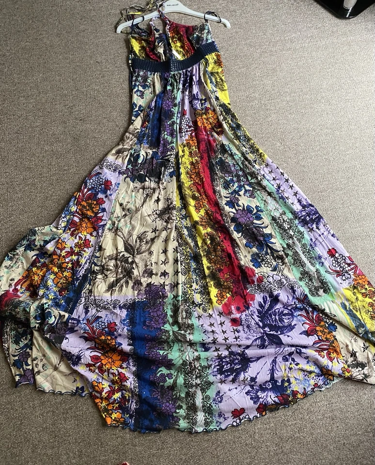 Firetrap Bellamy Halter Neck Maxi Dress Size S - Image 3 of 3