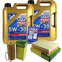 Mann Inspektionspaket Liqui Moly 10L 5W-30 FüR VW Crafter 30-50 Kasten 2.5 TDI