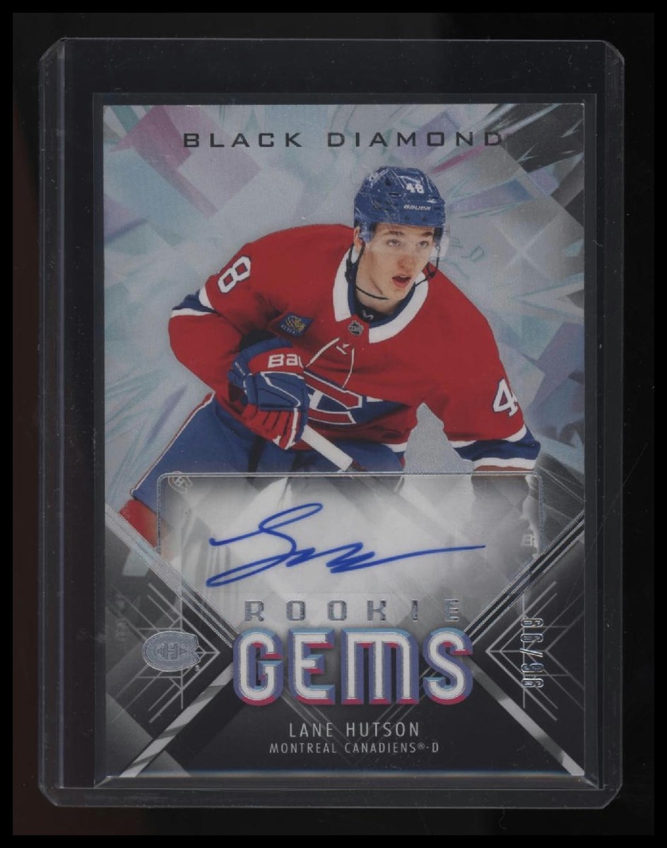 2024-25 Upper Deck Black Diamond Lane Hutson Rookie Gems