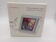 Brookstone Picture Book Mini Digital 56 Photo Keychain Auto Resize 2.5 Hours 8MB