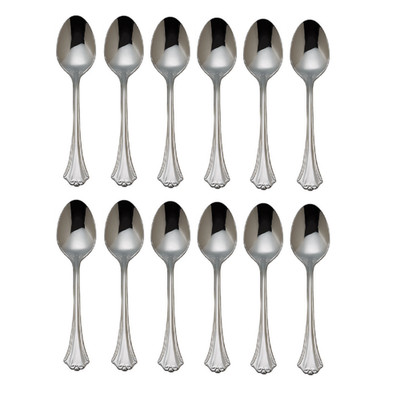 Reed & Barton Country French 18/10 Stainless Steel 6'' Teaspoon (Set of Twelve)