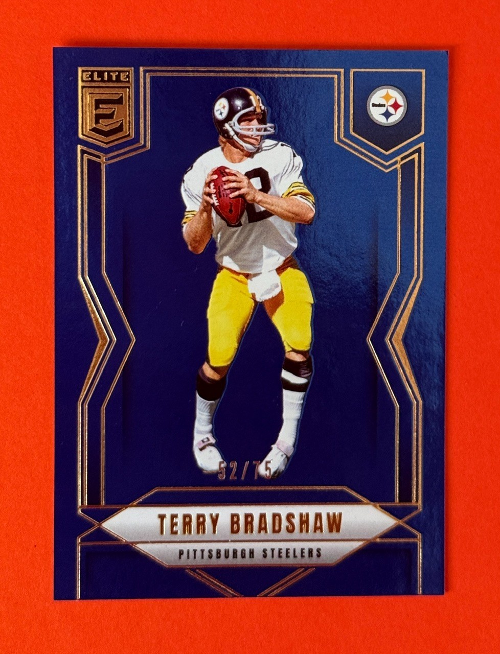 Terry Bradshaw #7 Football Cards 2025 Panini Donruss Elite trading card — raw and PSA graded price guide