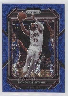 2022-23 Panini Prizm Fast Break Blue Prizm 42/150 Donovan Mitchell #66 0z6a