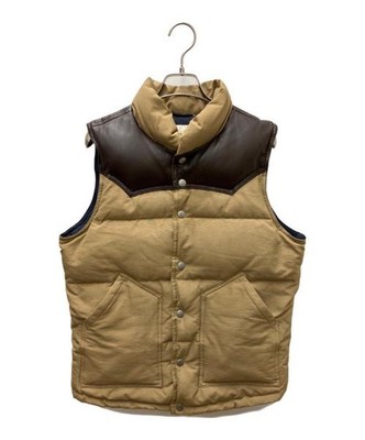 Wind&Whistle                    Leather down vest