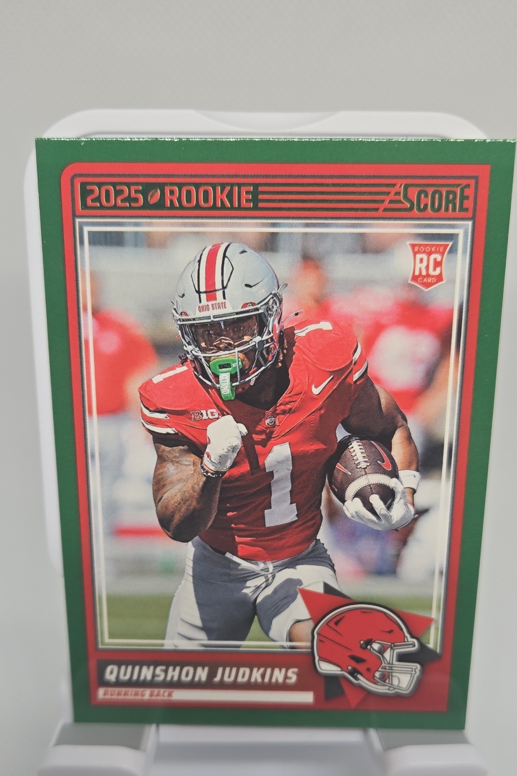 2025 Score - Rookies Quinshon Judkins #38 Green (RC)