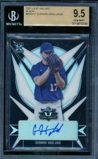Gunnar Hoglund Rookie Card 2021 Leaf Valiant Black (3/5) #Bagh1 BGS 9.5