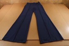 Fashion Nova Womens Size 1X Navy Seamed High Rise Flare Leg Dress Pants NWT