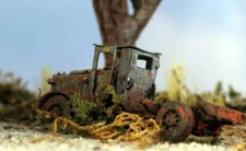 RUSTED out Old WorkTruck LEFT to RUST out comes Painted for you S Scale