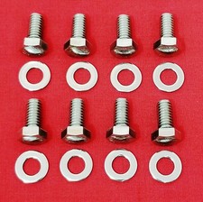 Pontiac Valve Cover Stainless Hex Bolts Kit 326 350 389 400 421 428 455 Gto Set