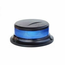 FISSAGGIO MAGNETICO Lampeggiante Blu Rotondo Ribassato con 18 LED