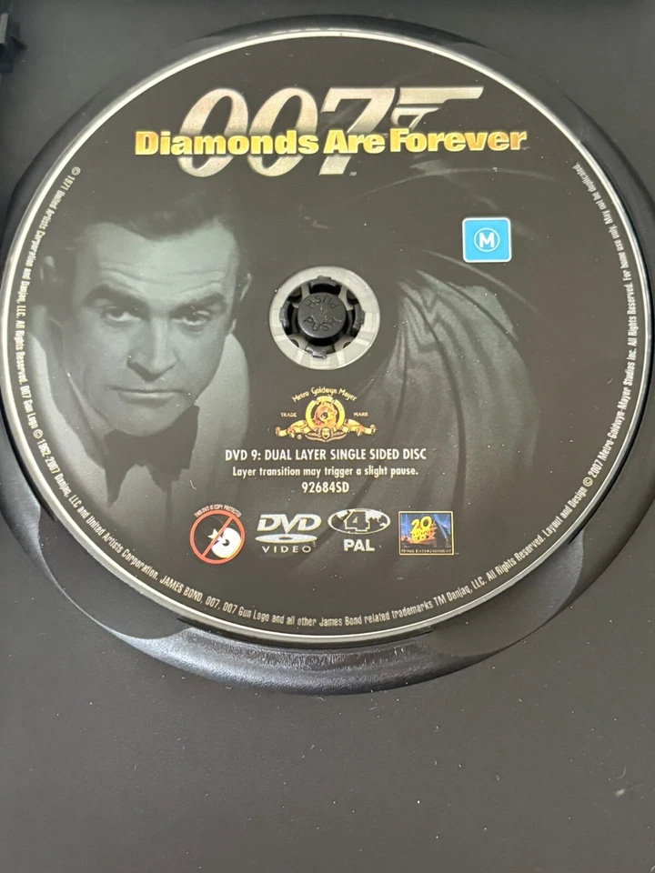 Diamonds Are Forever James Bond 007 Ultimate Edition 2 Disc DVD Like New - image 2 of 4
