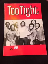 CON FUNK SHUN "TOO TIGHT" SHEET MUSIC 1981